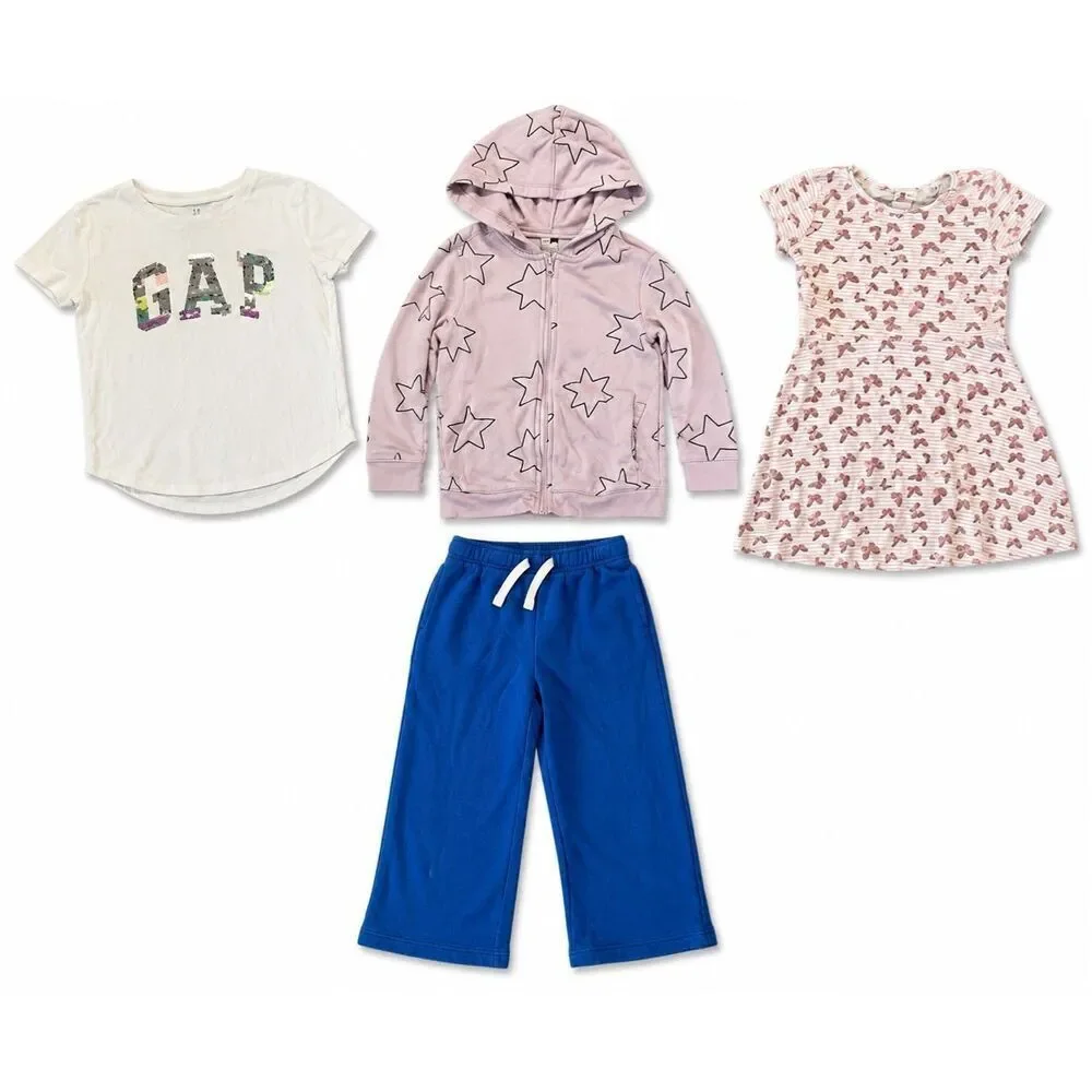 Girls size 8/M bundle Tea Collection Gap Old Navy pants shirt dress